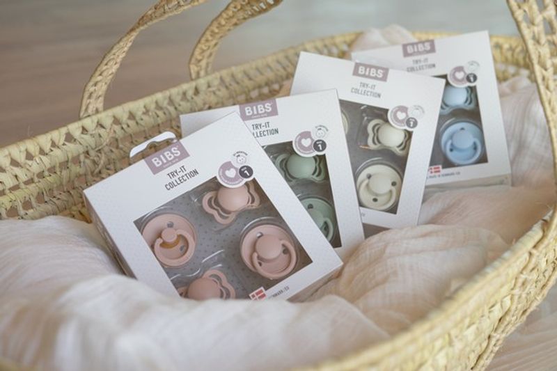 BIBS Try-It Collection 0-6 mnd, Baby Blue