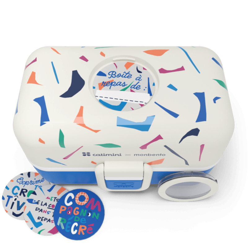 Monbento Matboks Tresor, Catimini blue Terrazzo