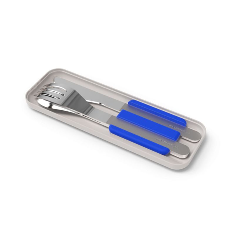 Monbento Slim Box Bestikk, Blue