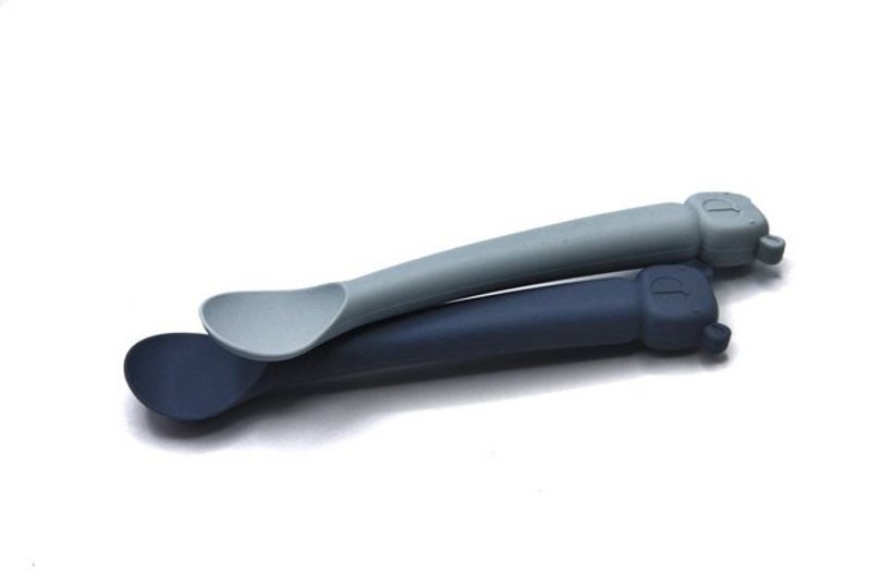 The Cotton Cloud Skje-2 pk Lili, Indigo / Sky