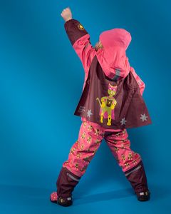 Hovedbilde KATTNAKKEN Plask Regnsett Superhelt, Superrosa