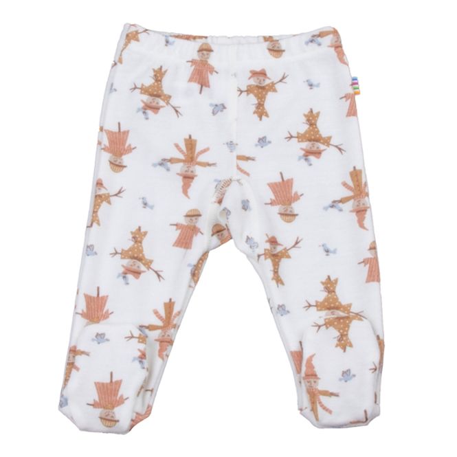 Hovedbilde JOHA SCARECROW LEGGINGS Med Fot I ULL/BAMBUS, Off ...